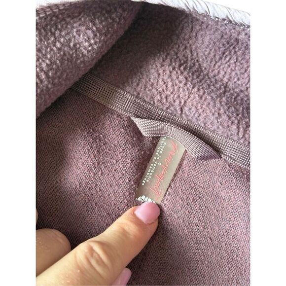 Free People Fp Movement SO Fly Half Zip Crop Jacket Size S Athletic Lilac Purple - Picture 5 of 11